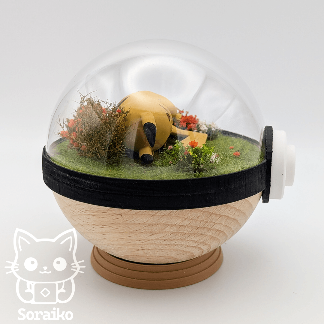 Diorama Pikachu 8cm - Pokemon – Image 3